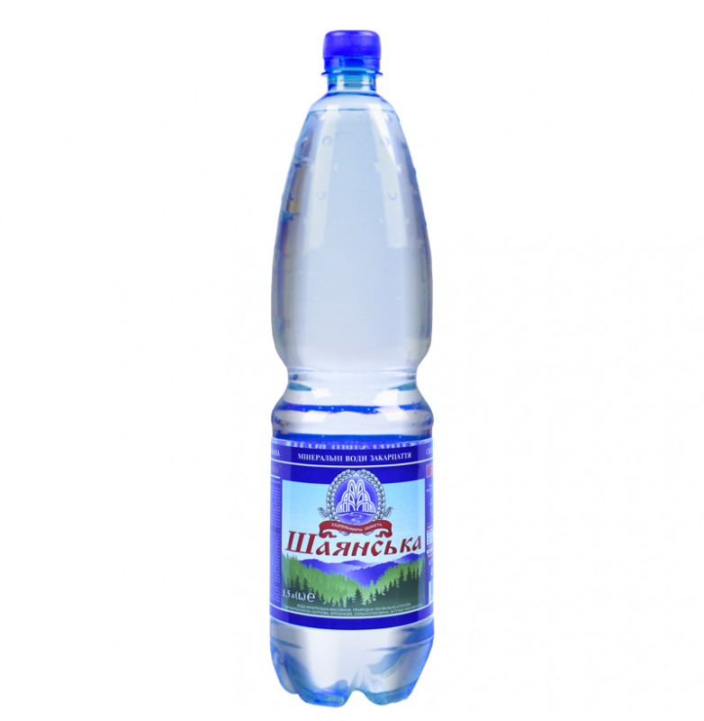 Мінеральна газована вода Шаянська 1,5 л